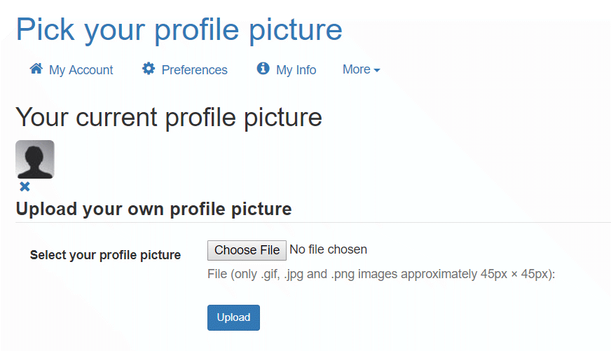 Pick Your Profile Picture Tiki17