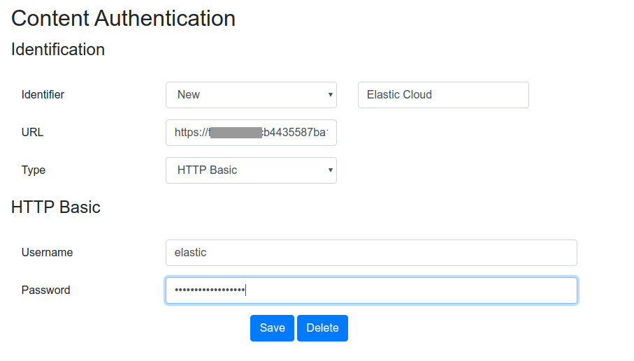 Content Authentication Form