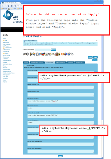 Figure 11 - Input DIV Tags