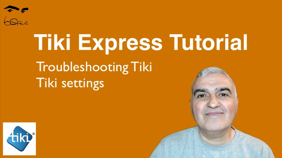 18   Troubleshooting Tiki, The Settings