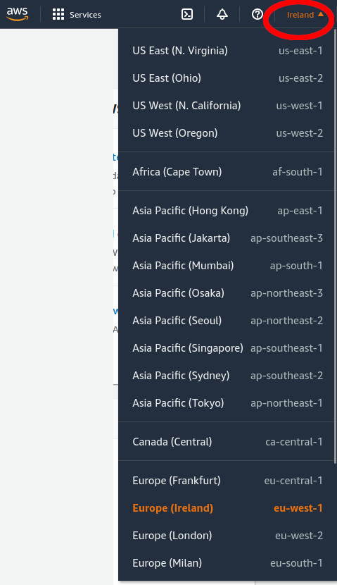 AWS LightSail data-center